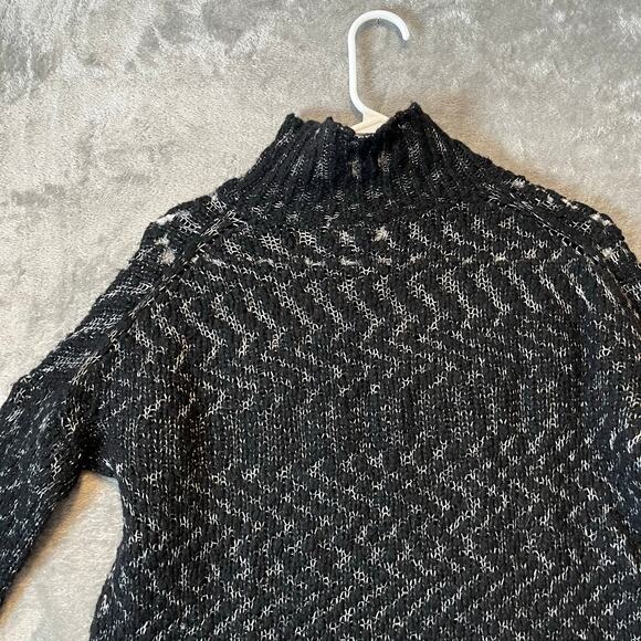 Velvet by Graham‎ and Spencer Sz XS Wool Blend Black Knit Sweater Long Sleeve - Picture 5 of 8